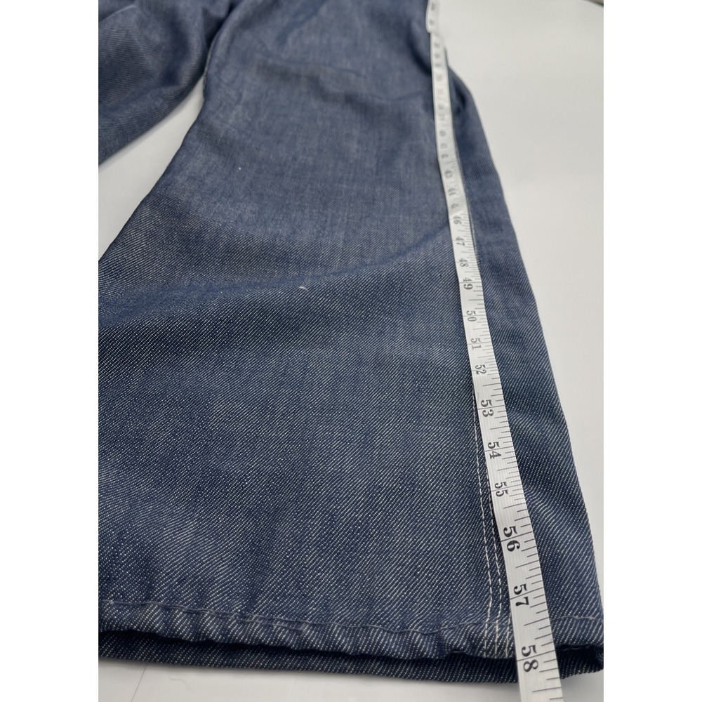 Vintage Union Made Womens Denim Overalls Bib Blue Wash Straight Leg Sz Small - Picture 10 of 10